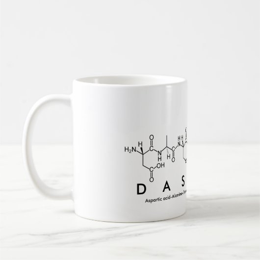 Tasse des Dashawn-Peptids (Links)
