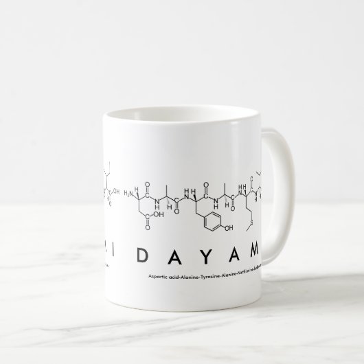 Tasse des Dayami-Peptids (VorderseiteRechts)