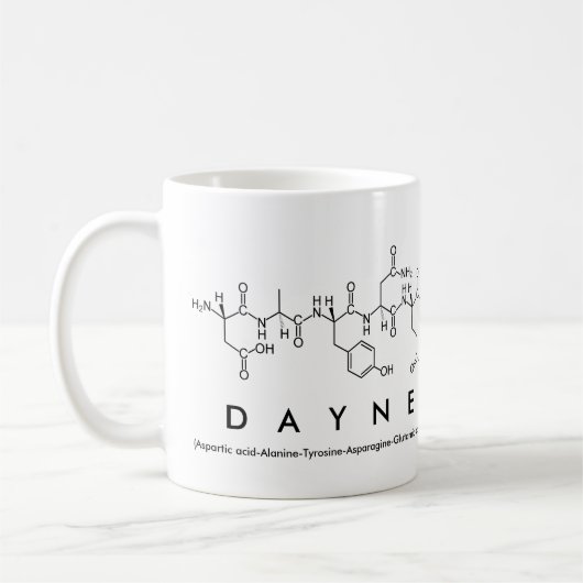 Tasse des Dayne-Peptids (Links)