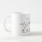 Tasse des deshawn Peptids (Links)