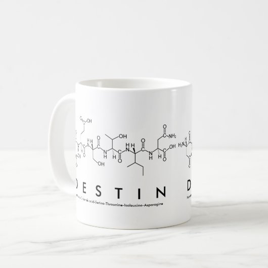 Tasse des Destin-Peptids (Vorderseite Links)