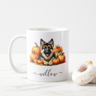 Tasse des deutschen Schäferfalles mit Personalisie