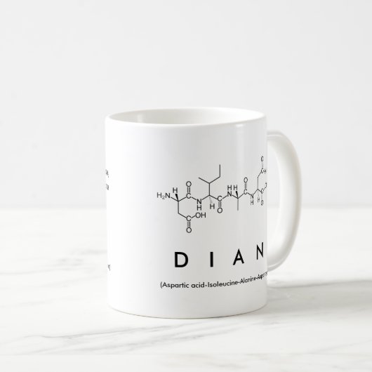 Tasse des Dian-Peptids (VorderseiteRechts)
