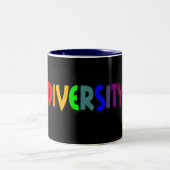 Tasse des Diversity-(Regenbogen) - besonders (Mittel)