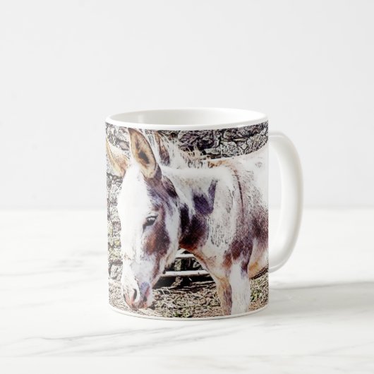 Tasse des Donkey-Kaffees (VorderseiteRechts)
