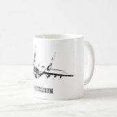 Tasse des Drehpunkt-MiG29 (VorderseiteRechts)
