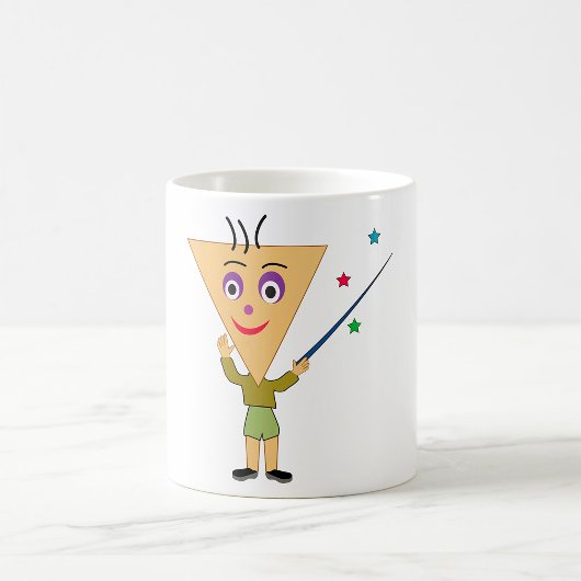 Tasse des Dreieck-Kopfes