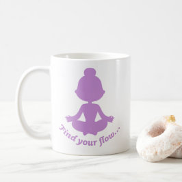 Tasse des Durchflusses finden (Lila)