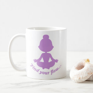 Tasse des Durchflusses finden (Lila)