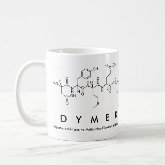 Tasse des Dymek Peptids (Links)