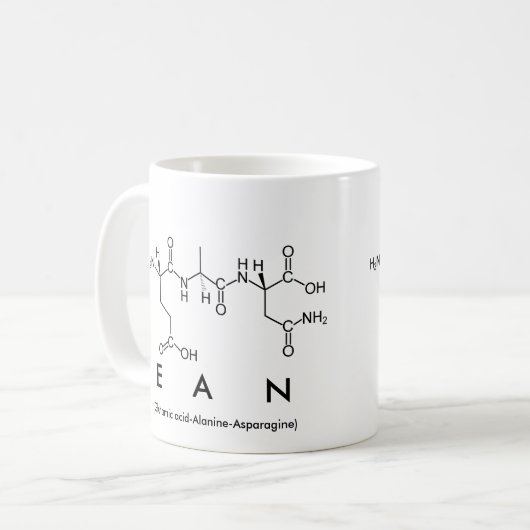 Tasse des Ean-Peptids (Vorderseite Links)