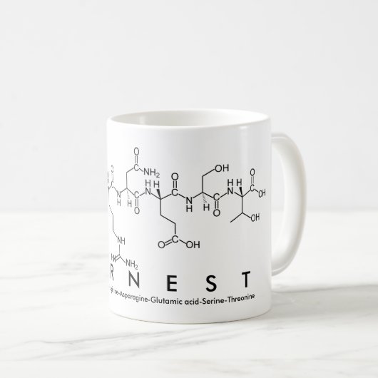 Tasse des Earnest Peptids (VorderseiteRechts)