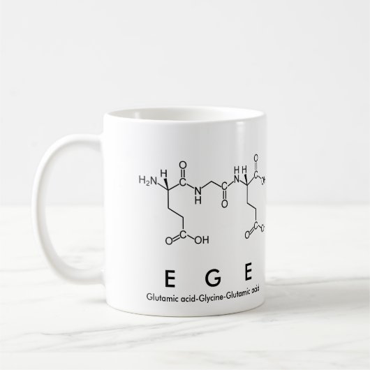 Tasse des Ege-Peptids (Links)
