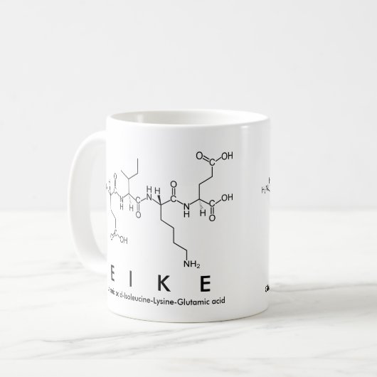 Tasse des Eike-Peptids (Vorderseite Links)