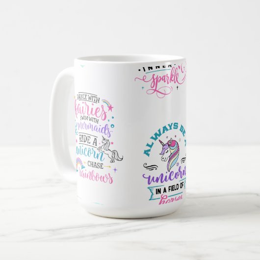 Tasse des Einhorns (Vorderseite Links)