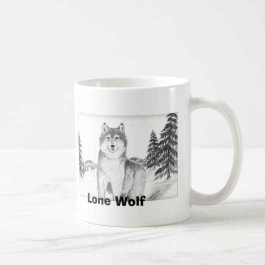 Tasse des einzigen Wolfs 06 (Rechts)