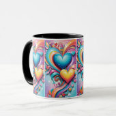 Tasse des eleganten Herzens (Vorderseite Links)