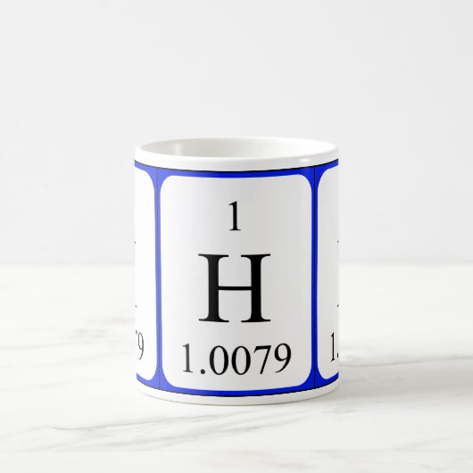 Tasse des Elements 1 - Wasserstoff (Mittel)
