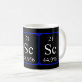 Tasse des Elements 21 - Scandium (VorderseiteRechts)