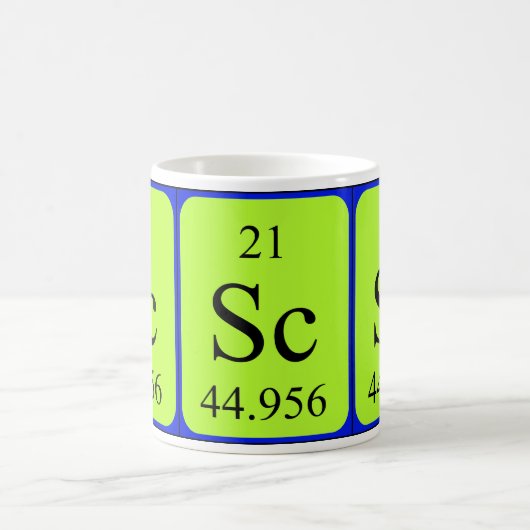 Tasse des Elements 21 - Scandium (Mittel)