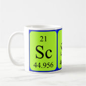 Tasse des Elements 21 - Scandium (Links)