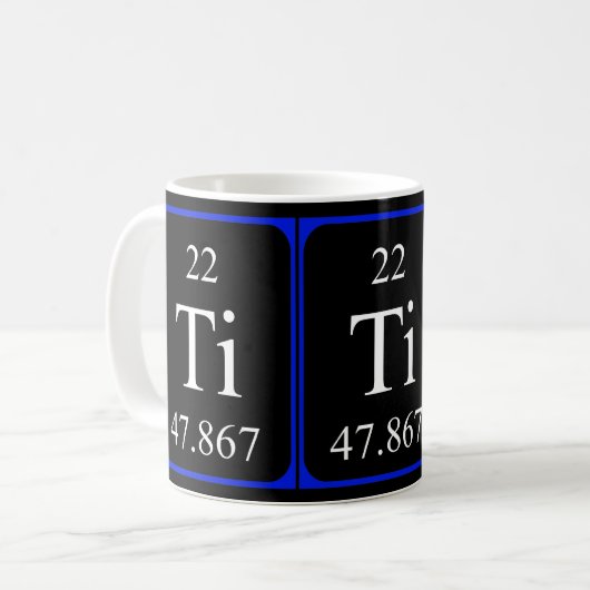 Tasse des Elements 22 - Titan (Vorderseite Links)