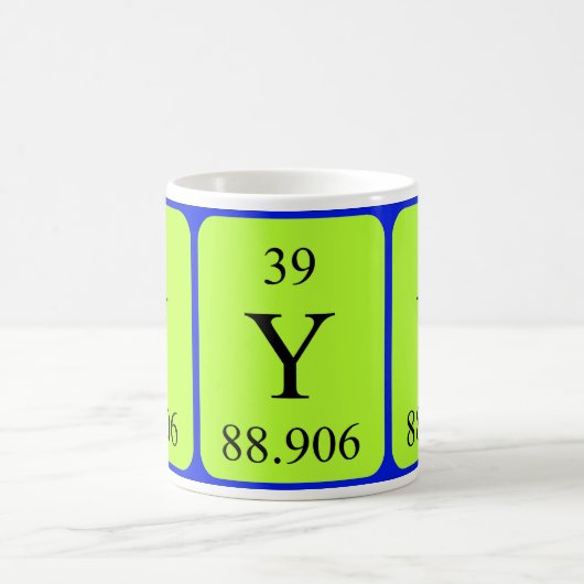 Tasse des Elements 39 - Yttrium (Mittel)