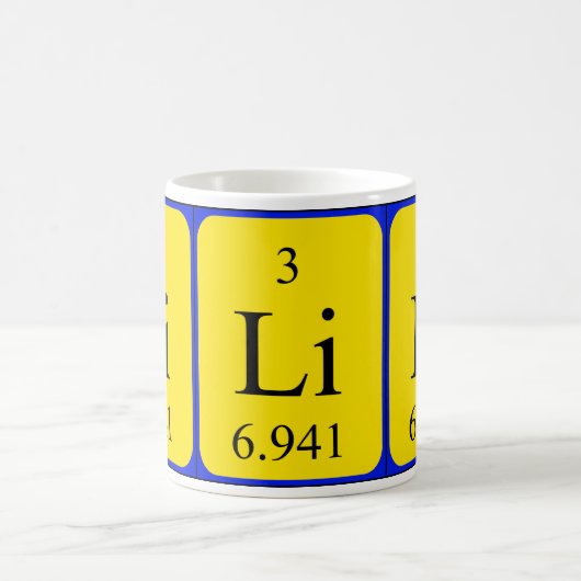 Tasse des Elements 3 - Lithium (Mittel)