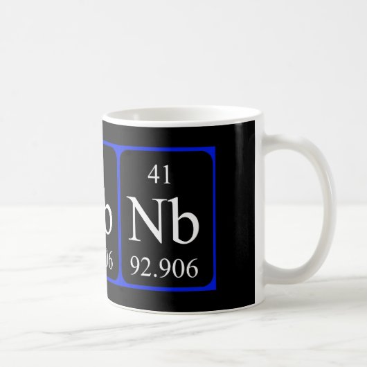 Tasse des Elements 41 - Niobium (Rechts)