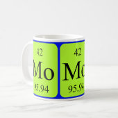 Tasse des Elements 42 - Molybdän (Vorderseite Links)