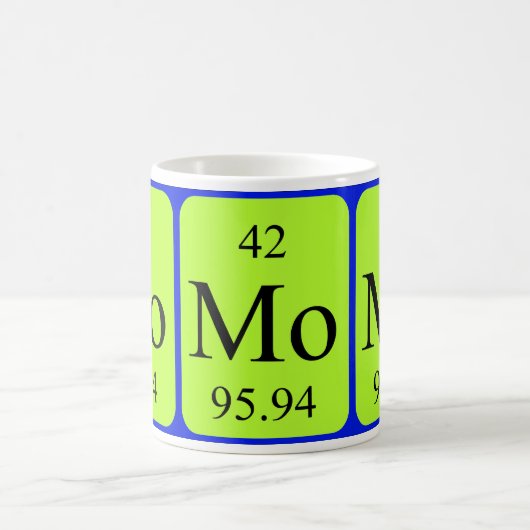 Tasse des Elements 42 - Molybdän (Mittel)