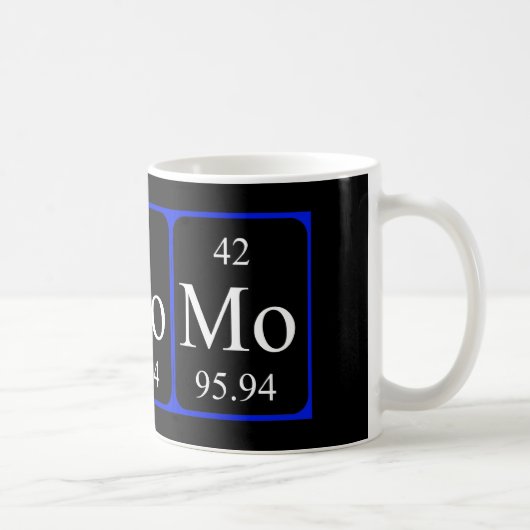 Tasse des Elements 42 - Molybdän (Rechts)