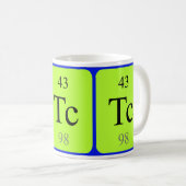 Tasse des Elements 43 - Technetium (VorderseiteRechts)