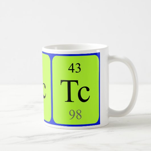 Tasse des Elements 43 - Technetium (Rechts)