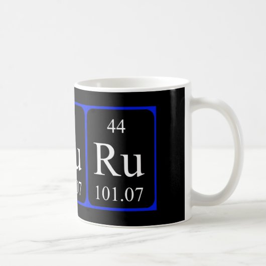 Tasse des Elements 44 - Ruthenium (Rechts)