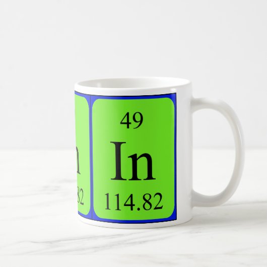 Tasse des Elements 49 - Indium (Rechts)