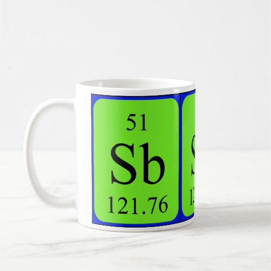 Tasse des Elements 51 - Antimon (Links)