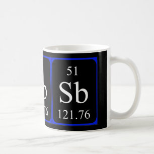 Tasse des Elements 51 - Antimonschwarz