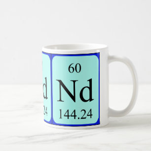 Tasse des Elements 60 - Neodym