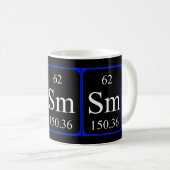 Tasse des Elements 62 - Samarium (VorderseiteRechts)