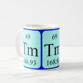 Tasse des Elements 69 - Thulium (Vorderseite Links)
