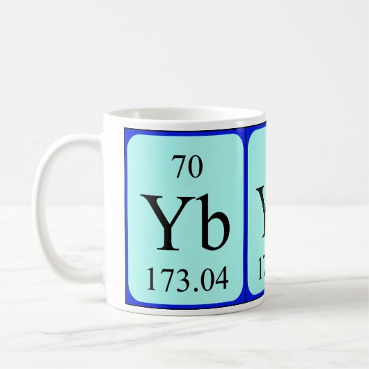 Tasse des Elements 70 - Ytterbium (Links)