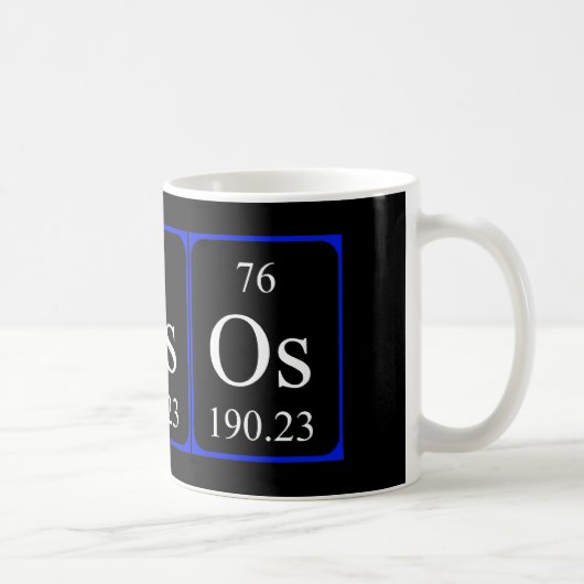 Tasse des Elements 76 - Osmium (Rechts)