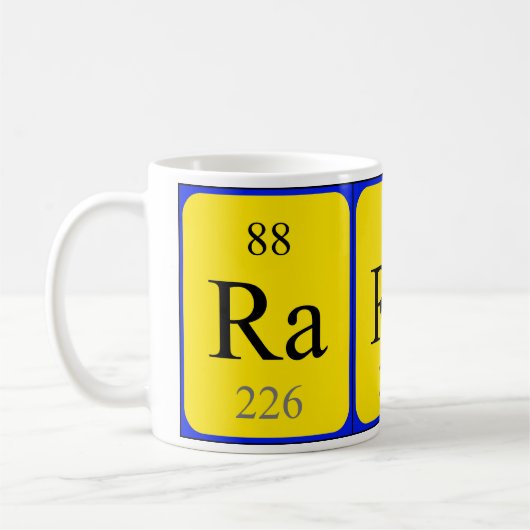 Tasse des Elements 88 - Radium (Links)