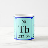 Tasse des Elements 90 - Thorium (Mittel)