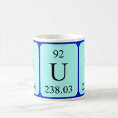 Tasse des Elements 92 - Uran (Mittel)