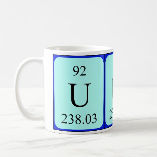 Tasse des Elements 92 - Uran (Links)