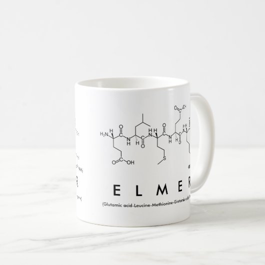 Tasse des Elmer Peptids (VorderseiteRechts)