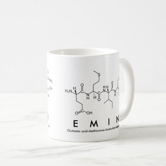 Tasse des Emin-Peptids (VorderseiteRechts)