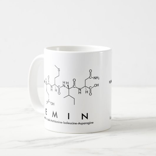 Tasse des Emin-Peptids (Vorderseite Links)